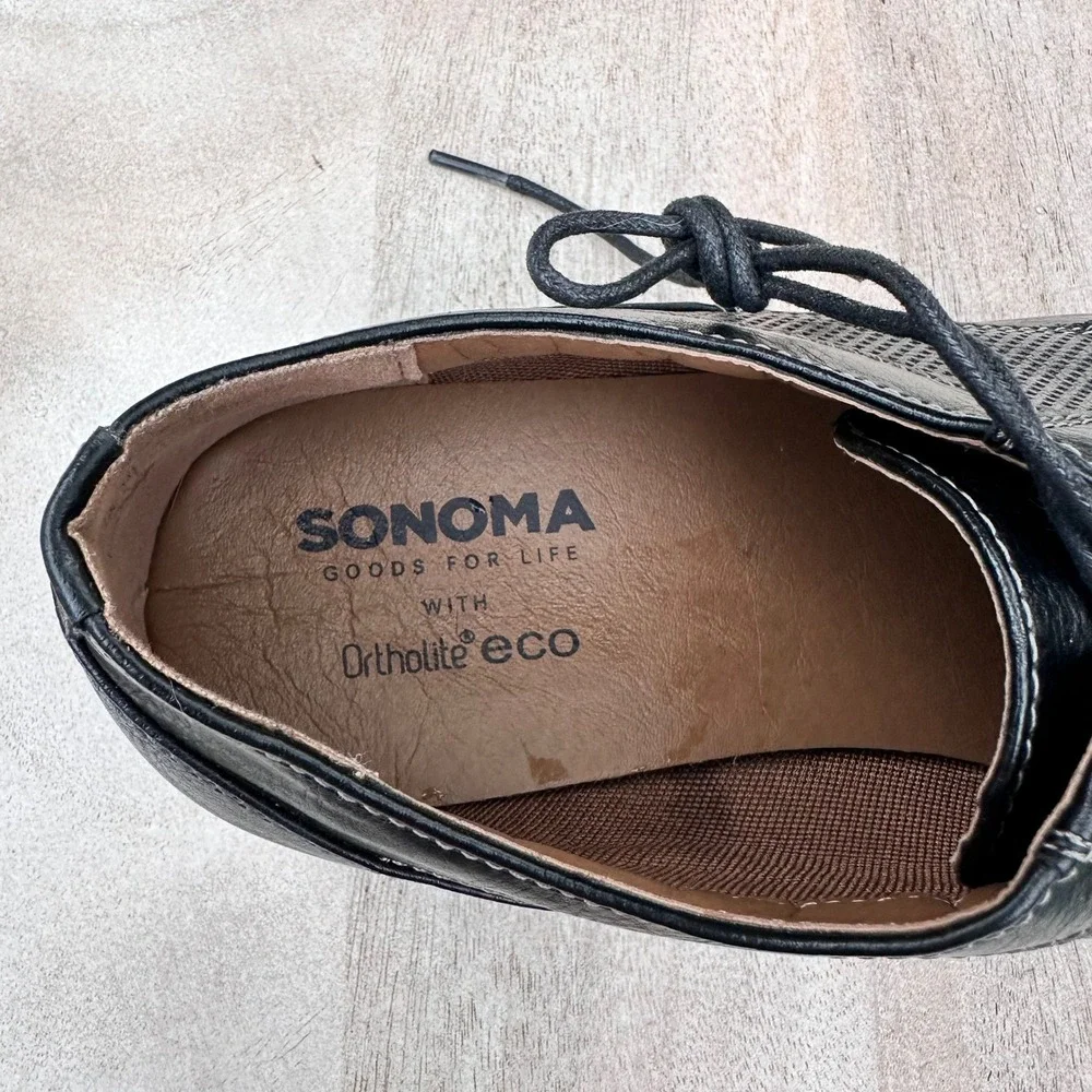 Sonoma Goods For Life Mens Jack Black Derby Dress Shoes Black Size 10.5